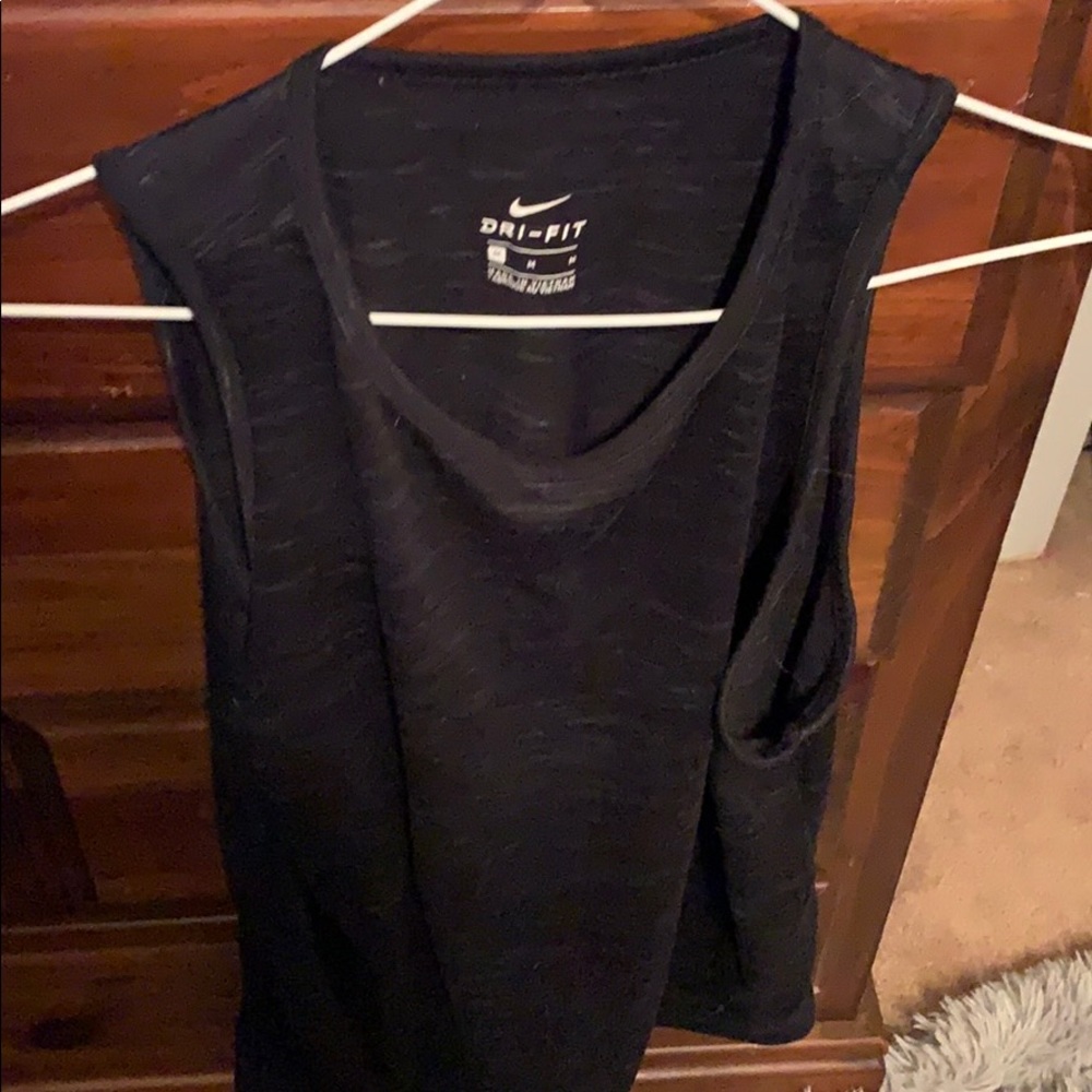 Nike black womens tank